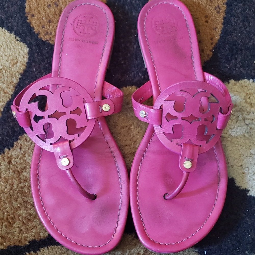 Fuschia Tory Burch Miller Sandal